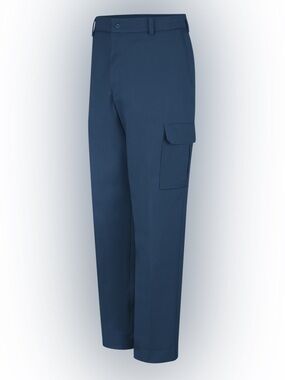 Red Kap Industrial Cargo Pants Navy Blue Size 34